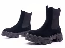 BOSCCOLO Women's Leather Black Boots -Madam Clothing Store 006d0776 6f8f 4e17 87f2 63fe0fb2caf0