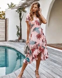 Pretty Summer Women's Dress - Pink -Madam Clothing Store 013410c6 c718 4712 baad 262f6016d5c5