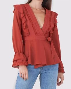 Amelius Women's Anja Tops - Rust