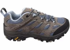 Merrell Womens Moab 3 Comfortable Leather Hiking Shoes - Smoke