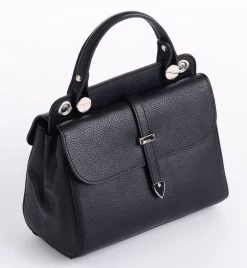 BOSCCOLO Woman's Leather Shoulder Bag Black -Madam Clothing Store 042ad8e2 0835 40bc 94d5 47f7e69d121d