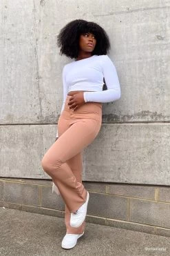 Factorie Woven Kick Flare Pant Pink -Madam Clothing Store 043c550cadcddb4856771b1a8ded0f89