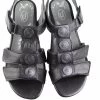 Womens Homyped Celia Black Sandals Slip On Low Heel Shoes -Madam Clothing Store 057a7cd3f348f3af0e2ddb9535d97ba2