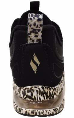 Skechers Womens Uno 2 Spottastic Comfortable Memory Foam Shoes - Black/Leopard -Madam Clothing Store 094b1396e1da36f0a36a05c7ef64d5d1