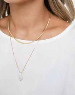 Ines 16k Gold Plated 2pc Necklace Set -Madam Clothing Store 09850d09f15569506bcff653ff8a482f