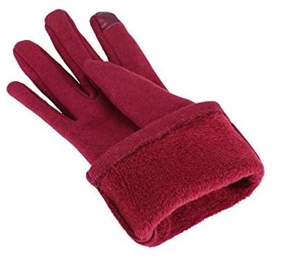 Catzon 3 Pairs Women Winter Gloves Warm Touchscreen Windproof Gloves-BlackWine RedBrown 5 Catzon 3 Pairs Women Winter Gloves Warm Touchscreen Windproof Gloves-BlackWine RedBrown - Image 3