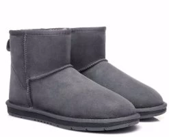 Australian Shepherd Ugg Unisex Australian Shepherd Mini Classic Boots Grey -Madam Clothing Store 0b4e8f3eb4c7b6cb00d39764680578cb