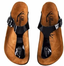 Moosefield Unisex Gizeh Leather Sandals - Black -Madam Clothing Store 0c37b295ebb12961c1172120f6786cd0