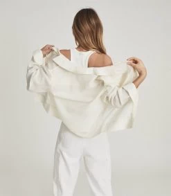 Reiss Women's Junie Casual Shirt - Yellow -Madam Clothing Store 103f9cc34ab4f66432fc8f70530ee0bf