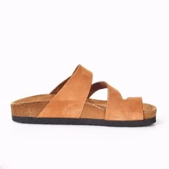 Moosefield Unisex Leather Sandals - Light Brown