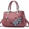 Beakey Women Satchel Bags Crossbody Embroidery Handbags-Pink -Madam Clothing Store 10dcbfa36e7b545c15e7517d41780690