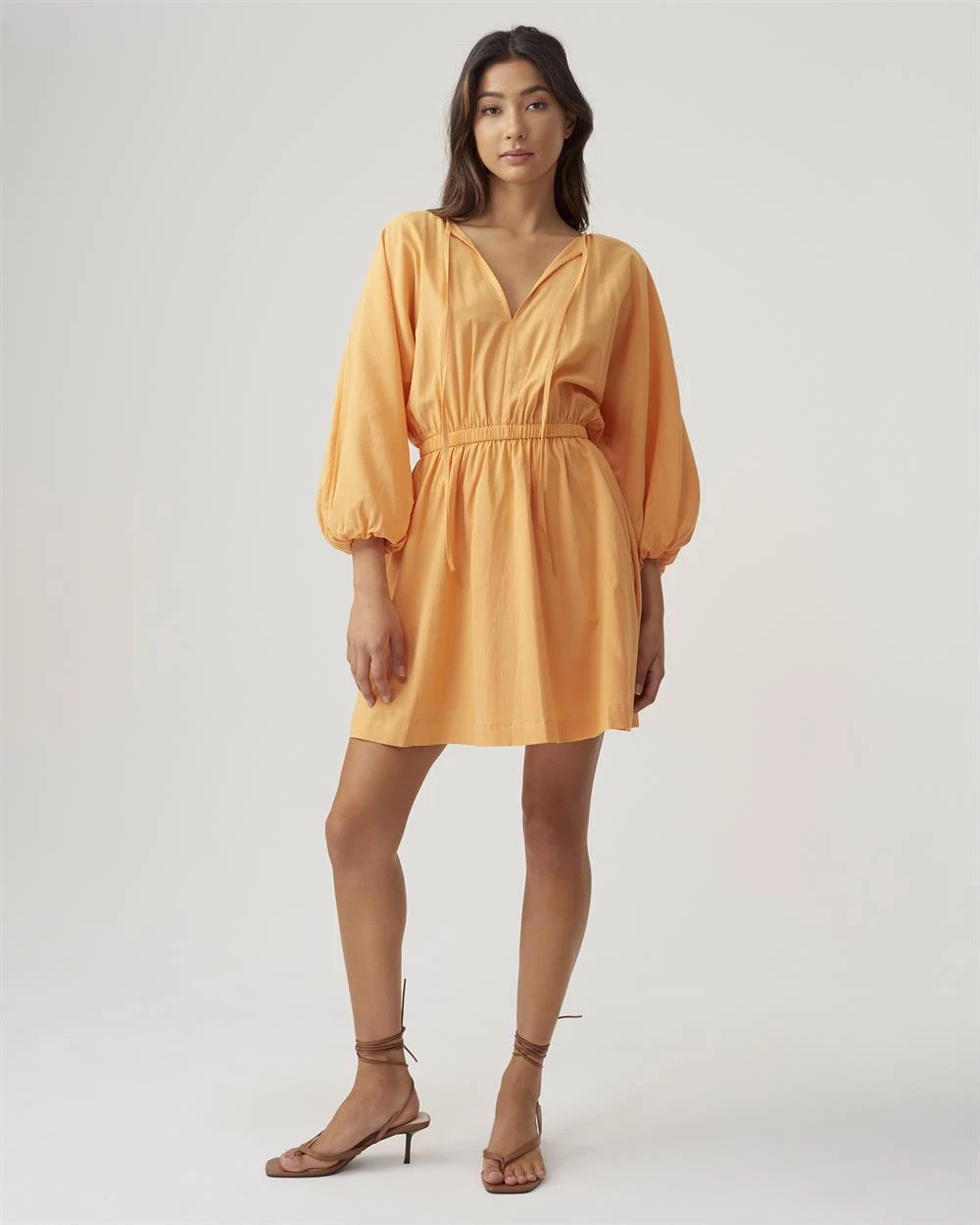 ST MRLO Women's Lita Mini Dress - Tangerine