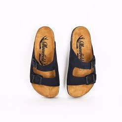 Moosefield Unisex Arizona Leather Sandals - Black -Madam Clothing Store 1219f66ffd369ecf1a69da548f9bc500