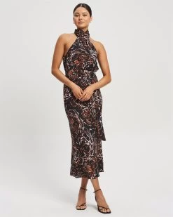 THE FATED Women's Gaia Midi Dress - Blooming Peony
