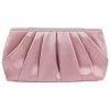 Beakey Clutch Evening Bag Elegant Pleated Satin Simple Classy Purse-Pink -Madam Clothing Store 127fb07f587bd76ba617969d97bad927