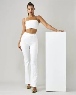 BWLDR Women's Simie Top X Kristina - White -Madam Clothing Store 1283c85f043a00723aadf43d2663dc46