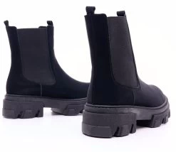 BOSCCOLO Women's Leather Black Boots -Madam Clothing Store 1292c12a aee7 4113 a0cc 673d47e81d87