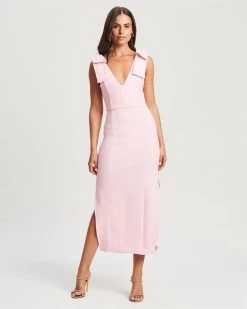 CHANCERY Women's Floyd Midi Dress - Pale Pink