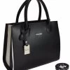 BOSCCOLO Women's Black/3colour Leather Shoulder Bag -Madam Clothing Store 143e9d24 5ff8 46ad b98b d484e7bab090
