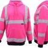 HI VIS Hooded Safety Jumper Hoodie Sweatshirt Tradie Workwear Fleece Jacket Coat - Fluro Pink 1 HI VIS Hooded Safety Jumper Hoodie Sweatshirt Tradie Workwear Fleece Jacket Coat - Fluro Pink -Madam Clothing Store 150a8f713b2b394203bca76e5b0f974d