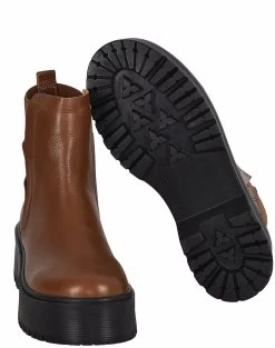 Noosy Women's Genuine Leather Ankle Boots - Brown -Madam Clothing Store 158bf98f 99f7 47de b6df 8e64e599c731