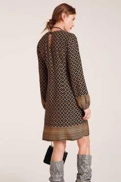 Heine Border Tile Print Dress -Madam Clothing Store 1790a78a5f5208f60ac5138a29eb4c48