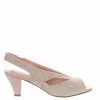 Clarice Nagle Leather Heeled Sandals - Champagne -Madam Clothing Store 183b62f8 138f 425b 9c97 aae80be85cd2