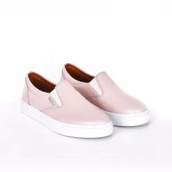 Noosy Women's Genuine Leather Sneakers - Light Powder -Madam Clothing Store 18a815c00a862a2545ff7d4c21ecc123