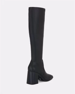 Novo Shoes OZZY Womens Winter Boots Shoes In Black Smooth -Madam Clothing Store 1b1e0da16026860c9950545b1bda36b0