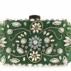 Beakey Womens Crystal Beaded Evening Clutch Purse-Green -Madam Clothing Store 206dc183daf3ca373fb60a30c2029fa4