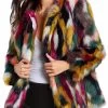 Beakey Womens Winter Luxury Faux Fur Coat Warm Plush Cardigan Jacket -Madam Clothing Store 207270dc931543be93506c78e378dd1d
