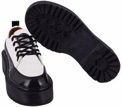 Cotto Women's Sneakers - White/Black -Madam Clothing Store 2080e92f f474 49e6 a126 d146ec8399db