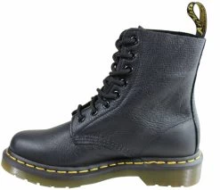 Dr. Martens Dr Martens 1460 Pascal Virginia Womens Leather Fashion Lace Up Boots - Black Virginia -Madam Clothing Store 2126c1616d37cc4d353a356b98d2afc7
