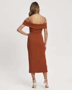 CHANCERY Women's Oceans Midi Dress - Copper -Madam Clothing Store 21db3d507b1826630a0c81690087a774