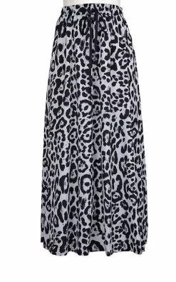 Catzon Women's Gold Velvet Fashion Leopard Printing Maxi Skirt High Elastic Shirring Waisted Dress-L -Madam Clothing Store 22fe07aa37c7d87e59ef72c726687433