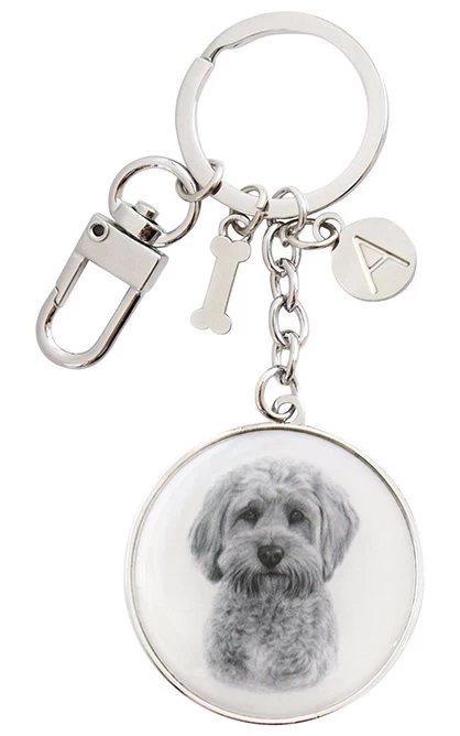 Ashdene Delightful Dogs - Cavoodle Keyring 3 Ashdene Delightful Dogs - Cavoodle Keyring