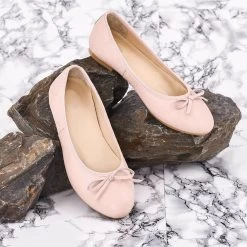 Lizza Women's Ballerina Flats - Pink -Madam Clothing Store 25a153f99c3c10c1c23d1e0cdadf6625