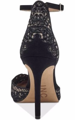 Inc Women's Heels Kinlee - Color: Black Lace -Madam Clothing Store 2838c71228573bc5ca6159580de2de79