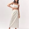 ST MRLO Women's Wave Midi Skirt - Wheat -Madam Clothing Store 2a15bdcdc9d9cd9e8540495e38daf4a1