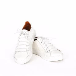Noosy Women's Genuine Leather Sneakers - Cream -Madam Clothing Store 2bcebe4585c7cecb7b66db8946aac393
