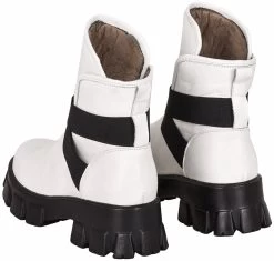 Noosy Women's Genuine Leather Boots - White -Madam Clothing Store 2cbde8e0 23bf 4447 a528 3327d8a76031