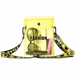 Beakey Women Small Crossbody Bag Clear Phone Purse With Adjustable Strap-White -Madam Clothing Store 2ccec6fb4710c57b9afd99e061796b0e