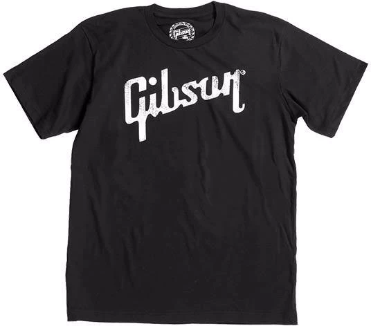 Gibson Distressed Gibson Logo T (Black) Xxl 3 Gibson Distressed Gibson Logo T (Black) Xxl