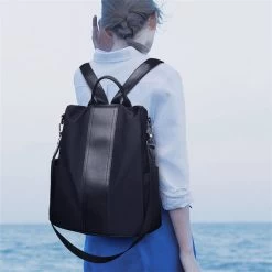 Beakey Women Backpack Waterproof Anti-theft Lightweight Shoulder Bag-Black -Madam Clothing Store 2f75afb84056827f2040eb3357946300