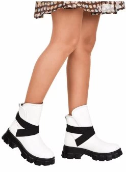 Noosy Women's Genuine Leather Boots - White -Madam Clothing Store 3115ca56 48cf 486f adfa e1c6d8a8e596