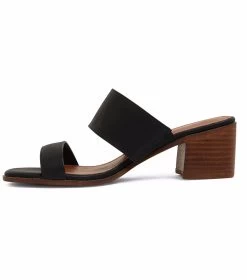 Womens Footwear Ravella Edge Black Smooth Sandals -Madam Clothing Store 3257a812f2dd992b20ceb93b6134ac0d