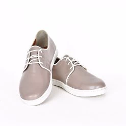 Noosy Women's Genuine Leather Sneakers - Beige -Madam Clothing Store 328410c0b7f1307d5da39c5a83c2861b