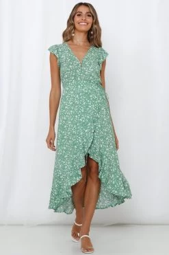 Pretty Summer Women's Dress - Green -Madam Clothing Store 3369b812 9c2b 4ca2 9e25 499ee41ba865