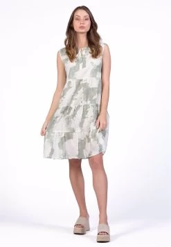 By Ridley Women's Madeline Dress - Olive -Madam Clothing Store 33c708a1e72ae192f1a25c9def403889