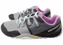 Merrell Womens Trail Glove 6 Minimalist Trainers Running Shoes - Grey -Madam Clothing Store 3417c926815cc5212fe52fd28433bd12